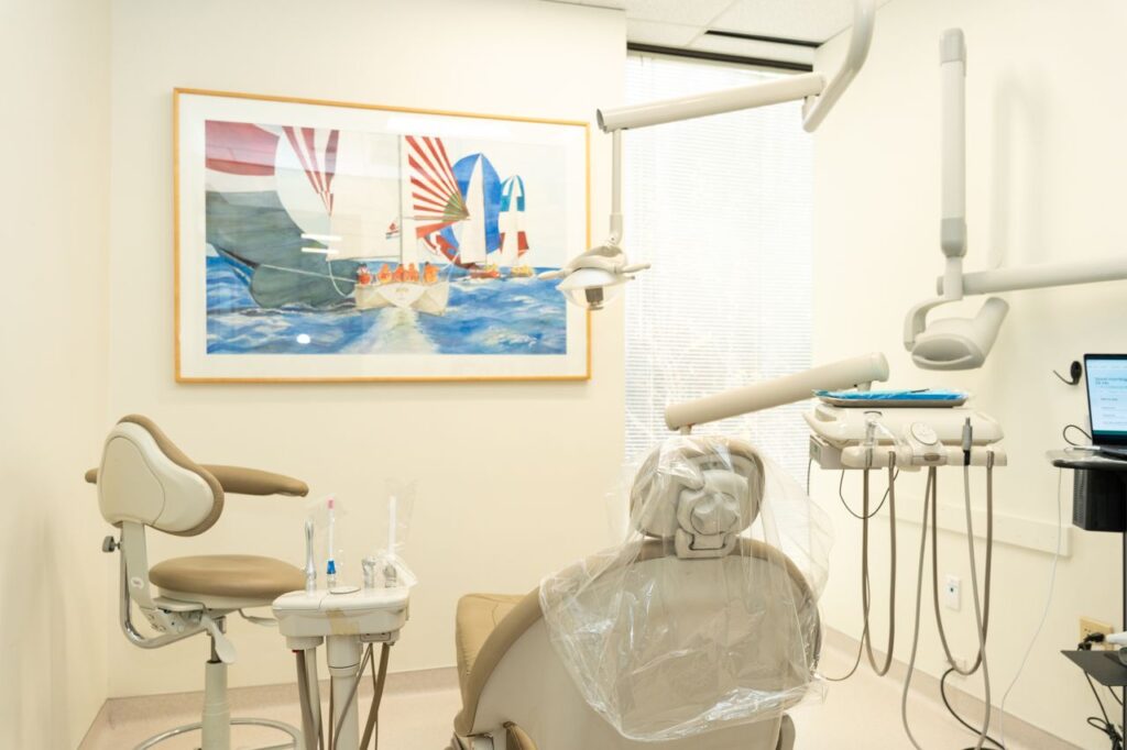 dental treatment room at Henry Smiles Dental in Houston